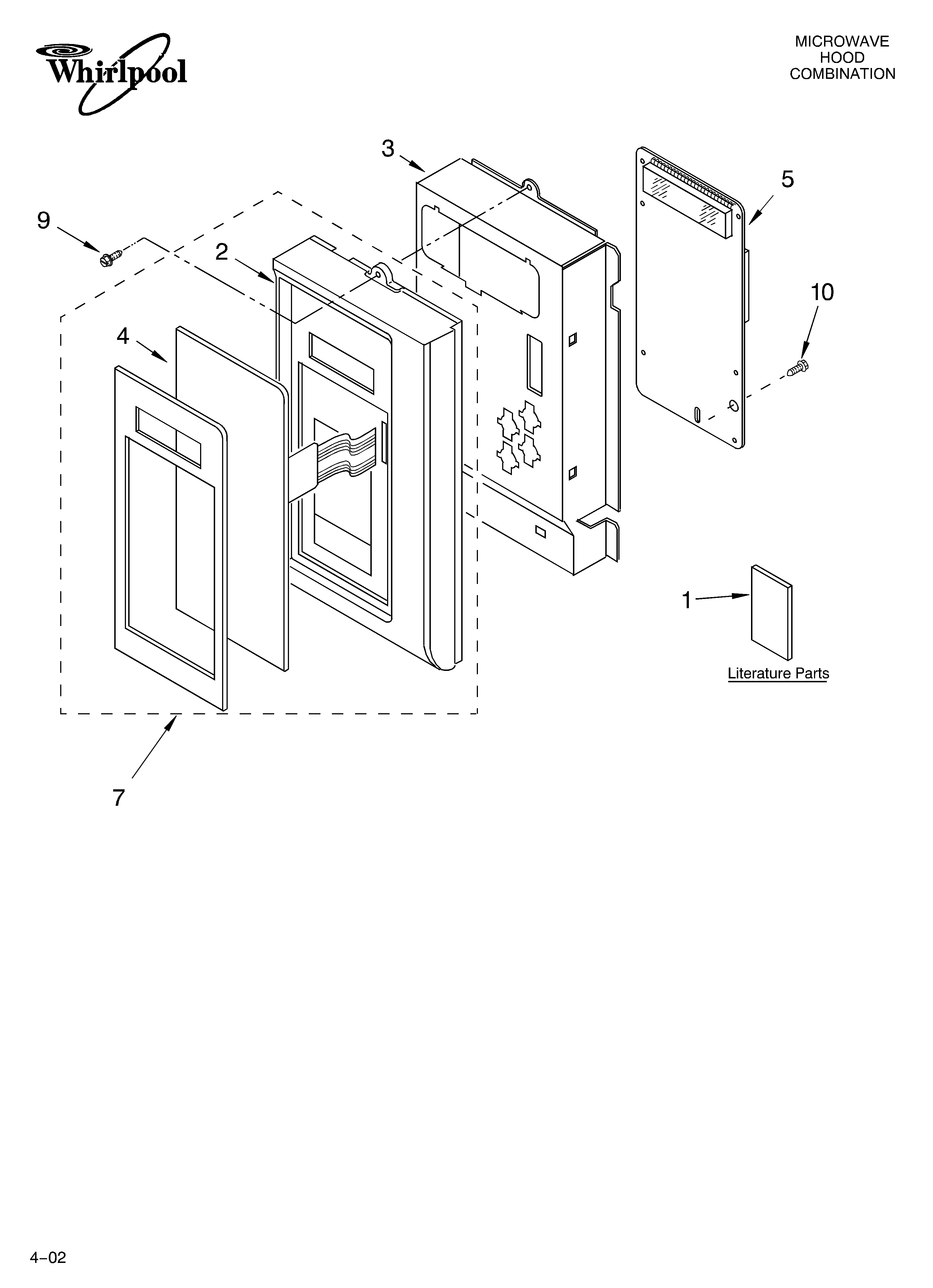 CONTROL PANEL/LITERATURE