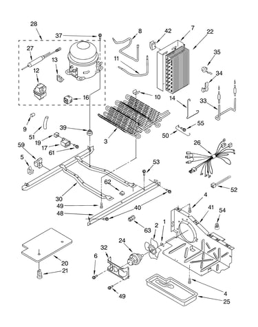 Dispenser front/unit