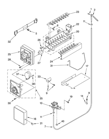 Ice maker/optional