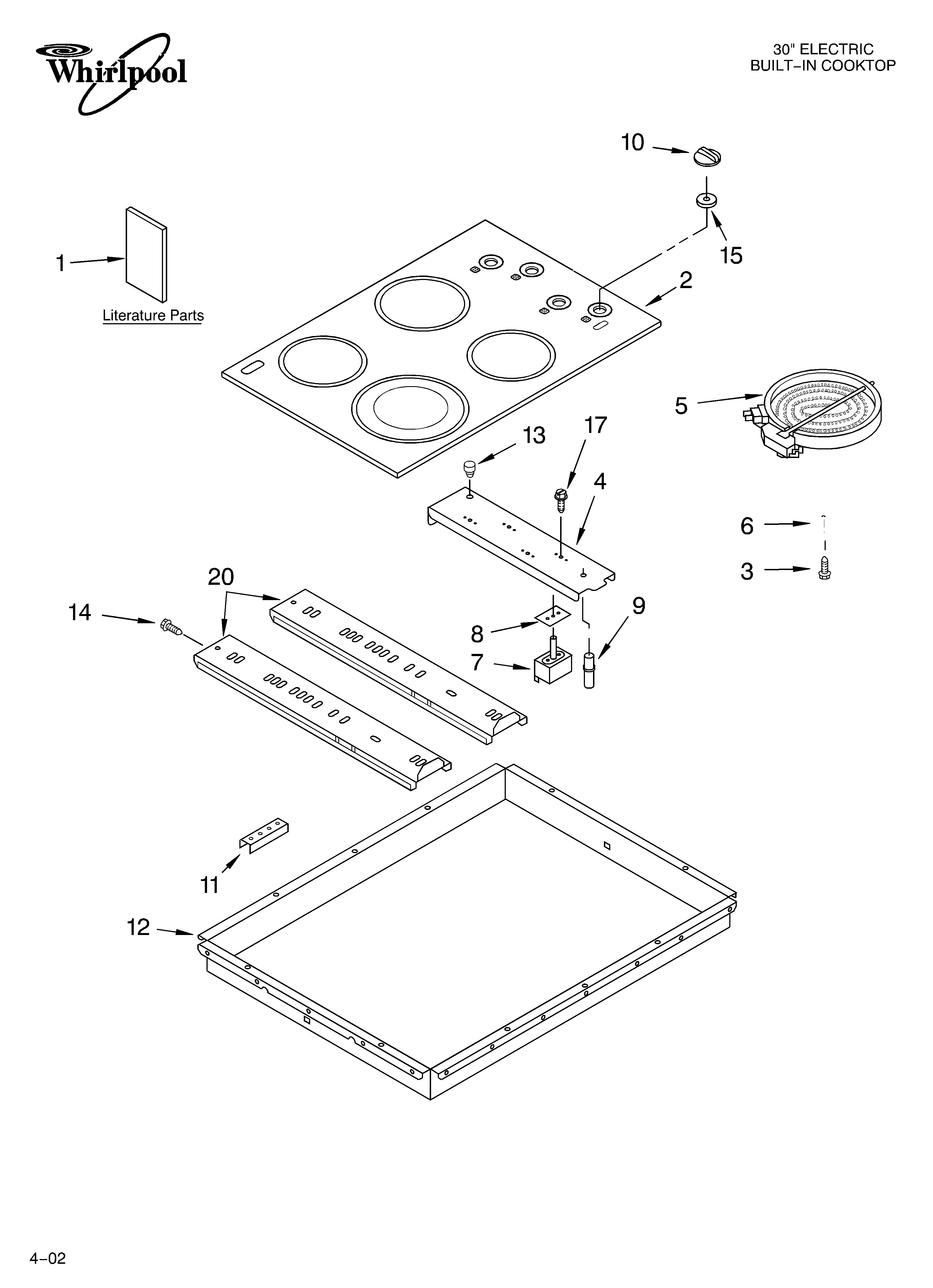 Cooktop/literature