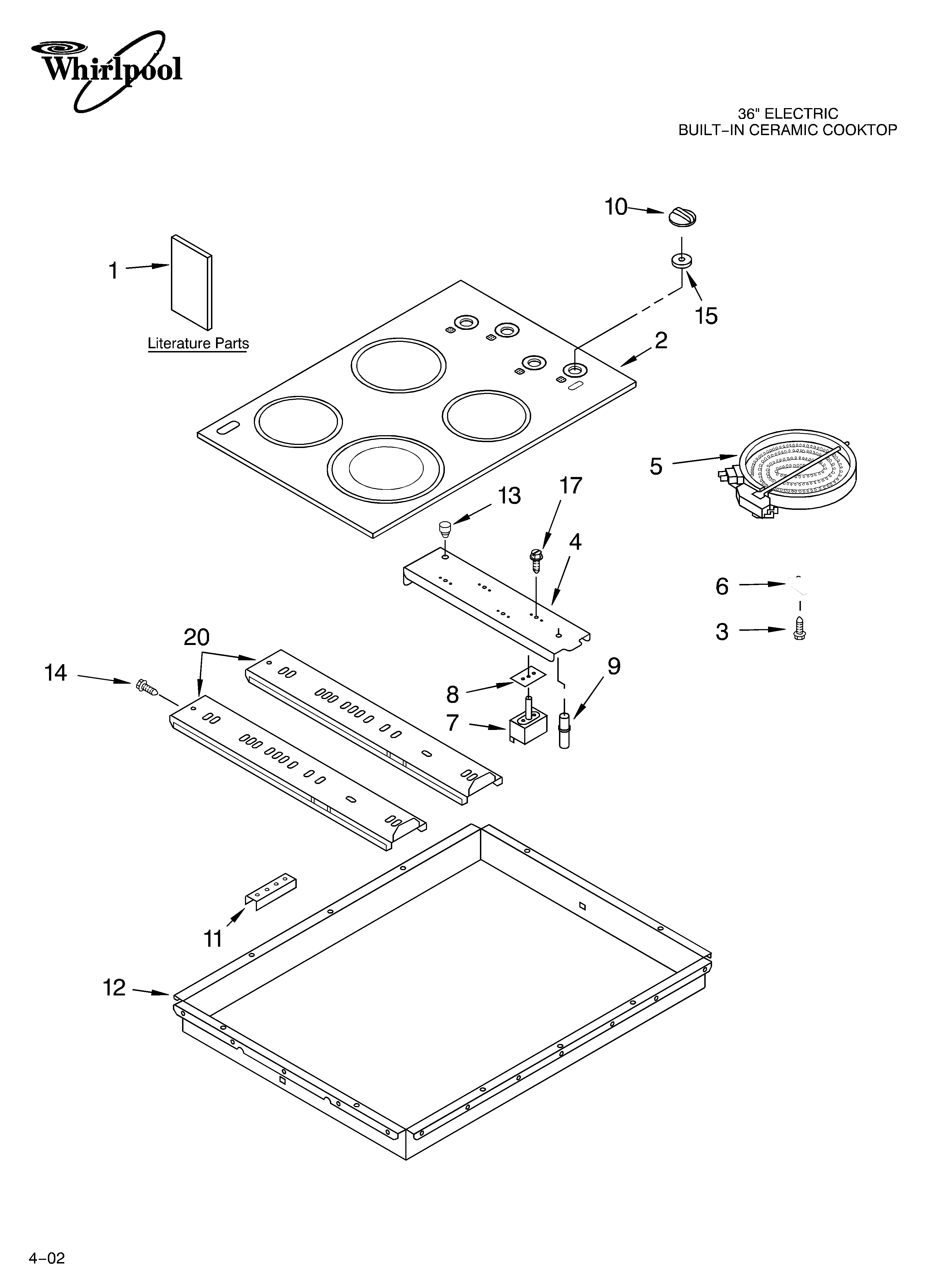 Cooktop/literature
