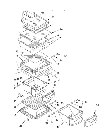 Refrigerator shelf