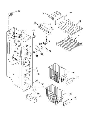 Freezer liner