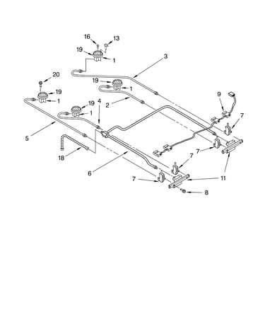 Cooktop burner