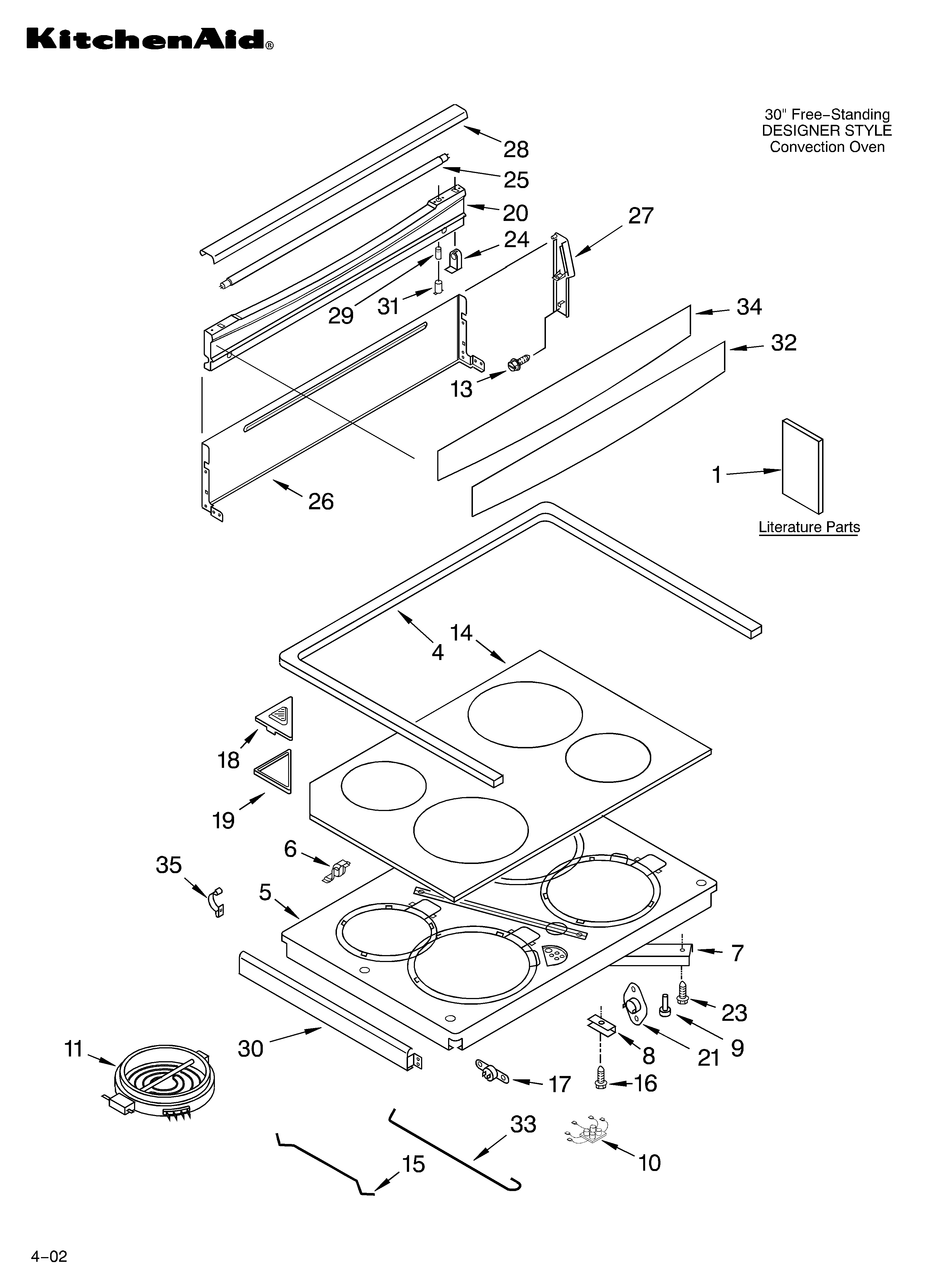 Cooktop/literature