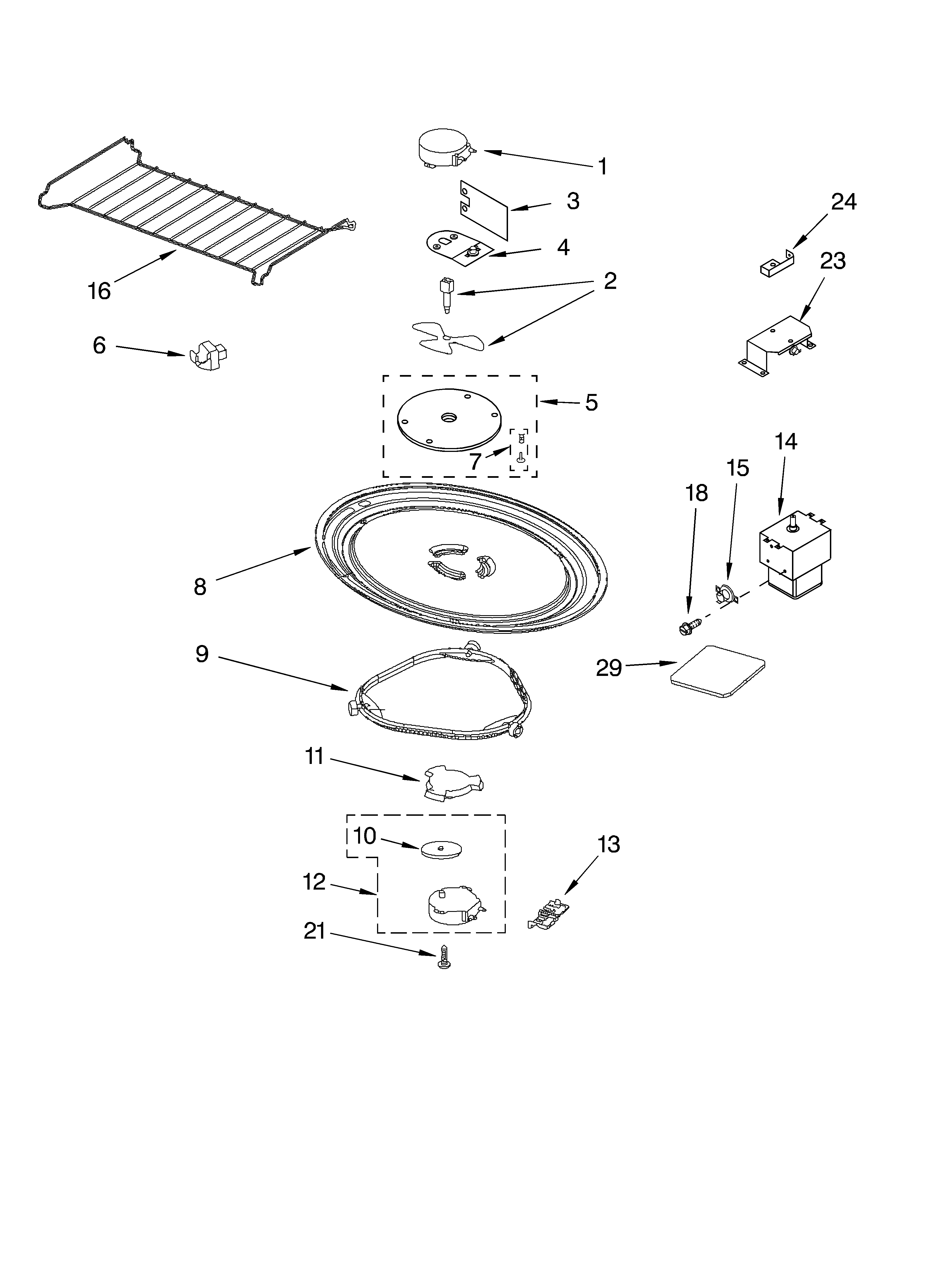 MAGNETRON AND TURNTABLE