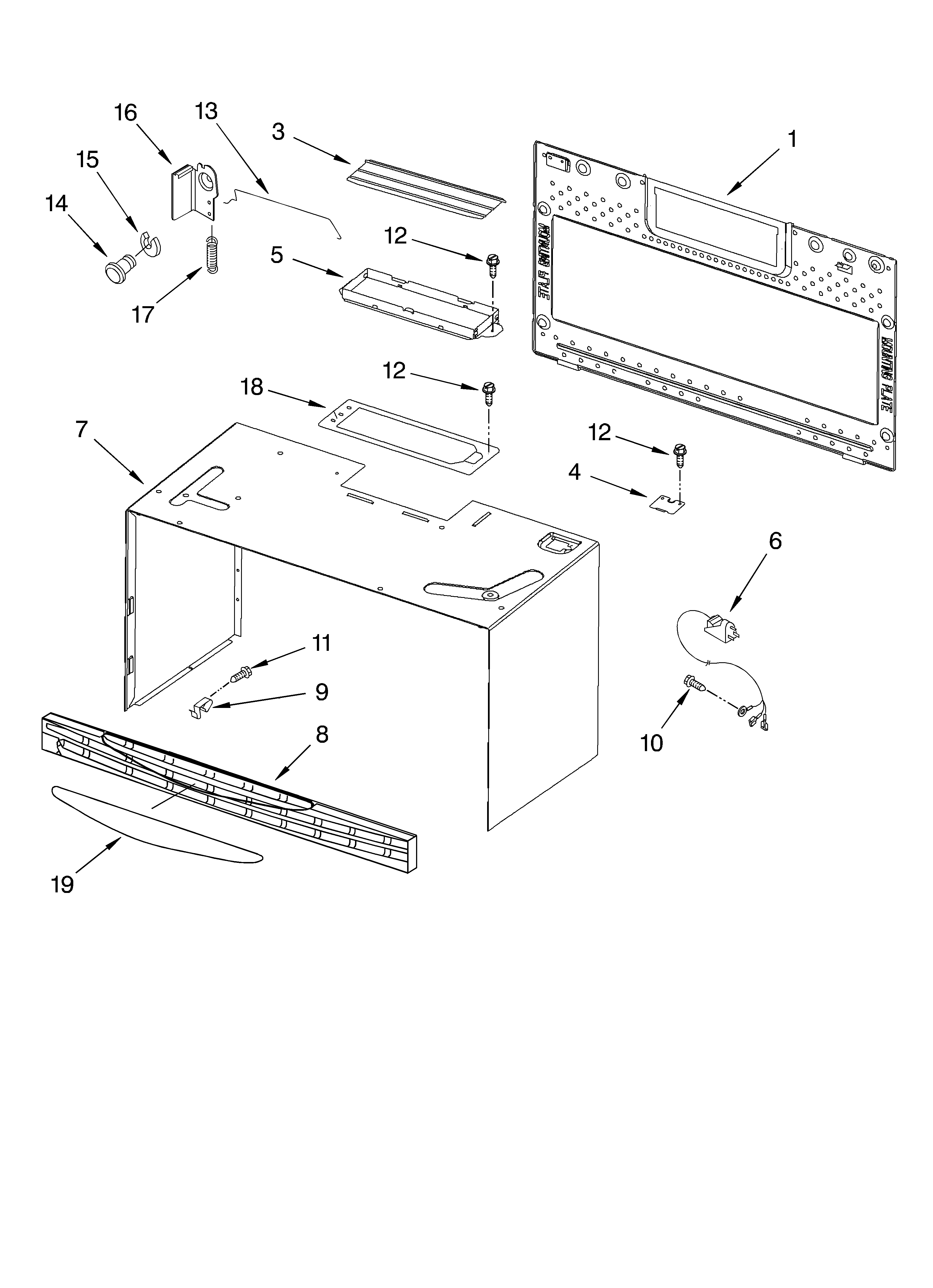 Cabinet and installation