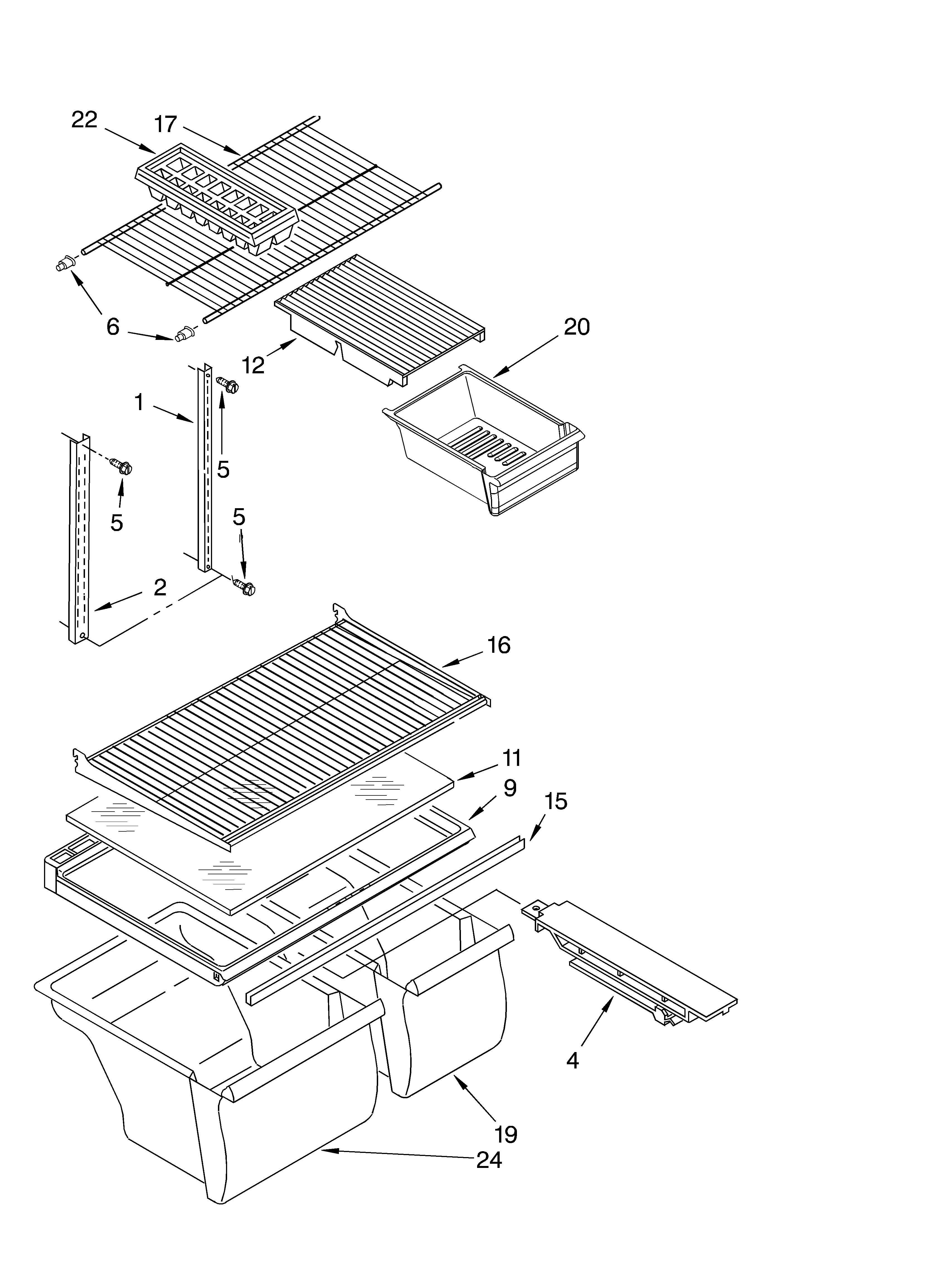 Shelf/optional