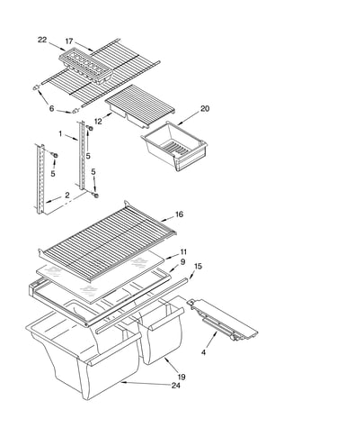Shelf/optional