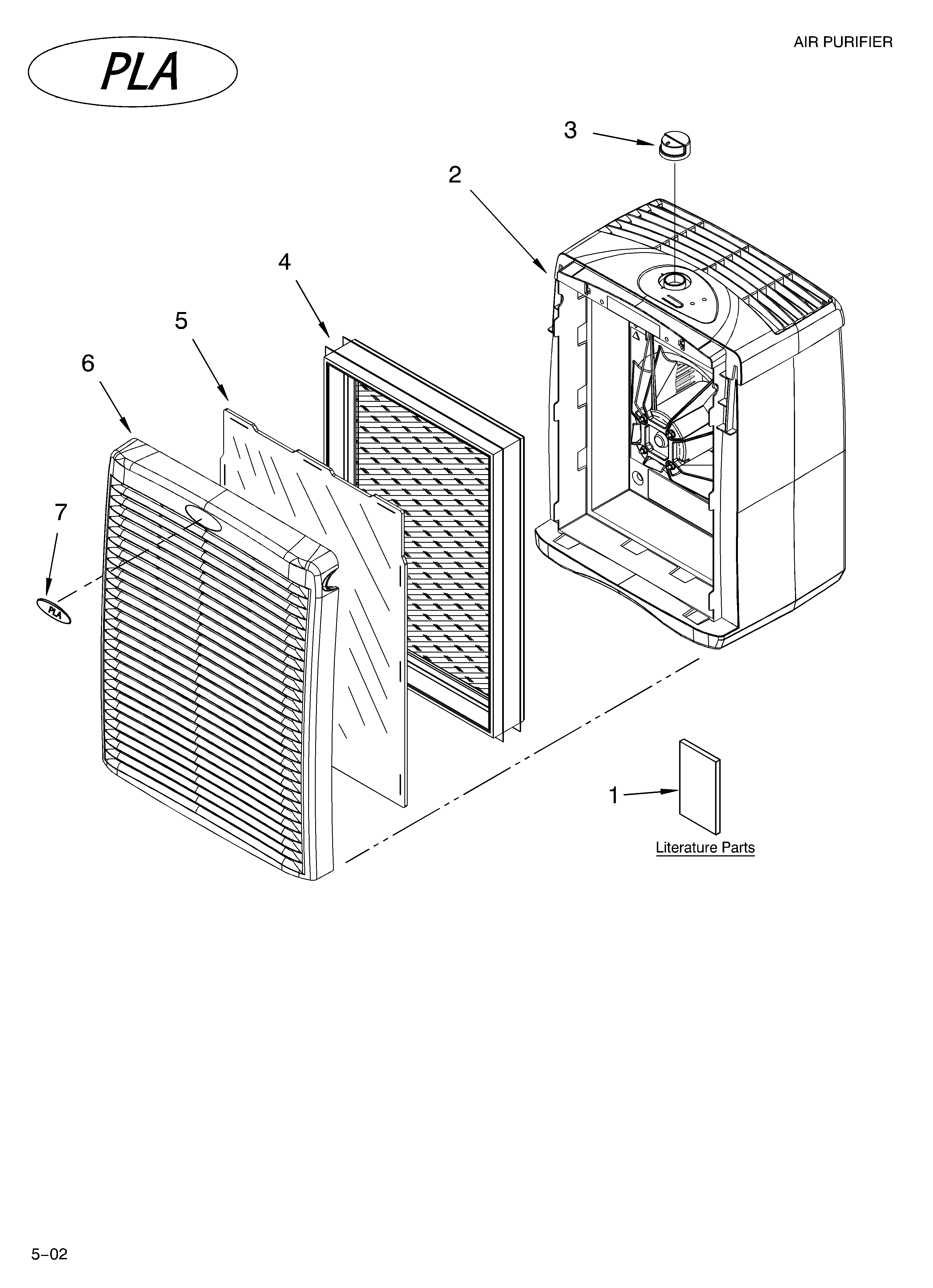 AIR PURIFIER/LITERATURE