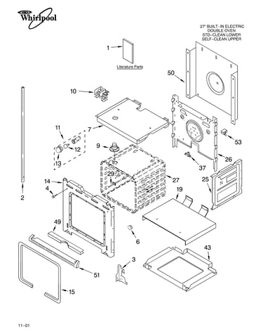 Lower oven/literature