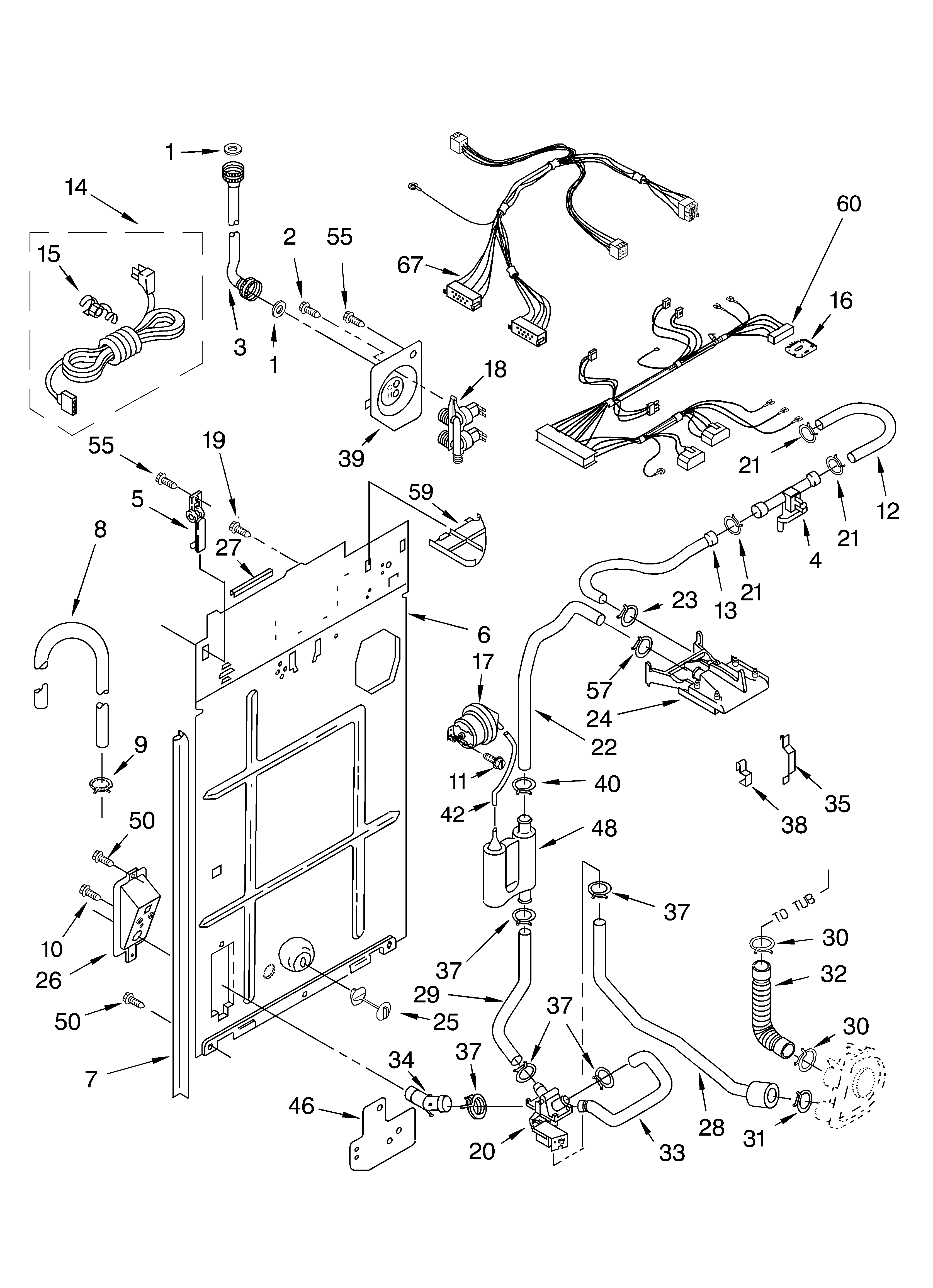 Rear panel