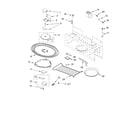 KitchenAid KHMS147KSS1 magnetron and turntable diagram