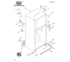 Roper RT18AKXKT02 cabinet/literature diagram