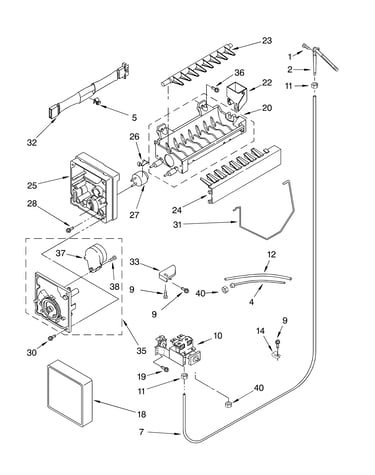 Ice maker/optional