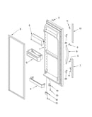 Refrigerator door