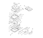 KitchenAid KSRG22FKSS03 refrigerator shelf diagram