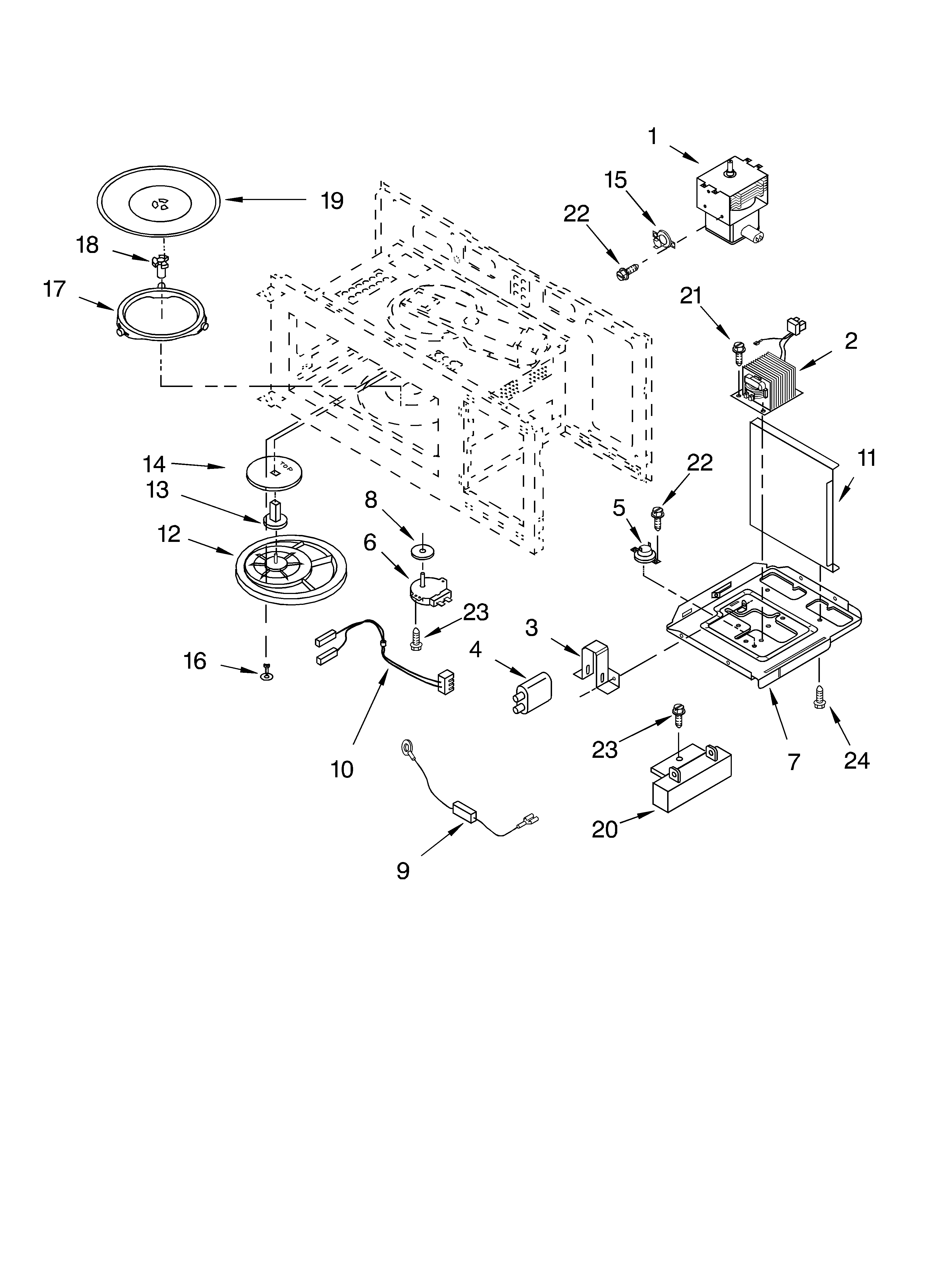 Magnetron and air flow