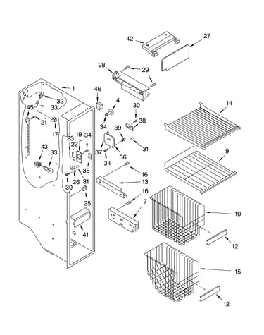Freezer liner