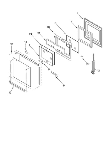 Oven door