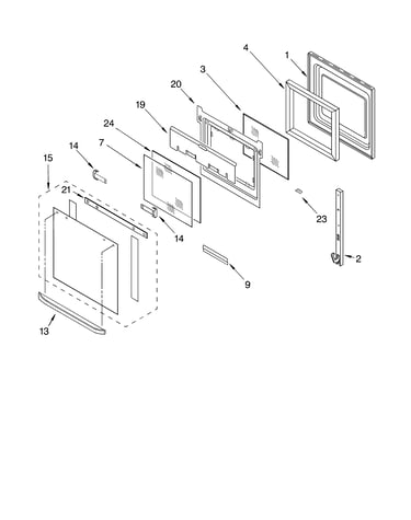 Oven door