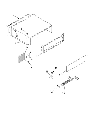 Top grille and unit cover
