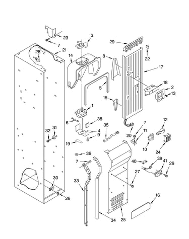 Freezer liner and air flow