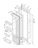 Refrigerator door