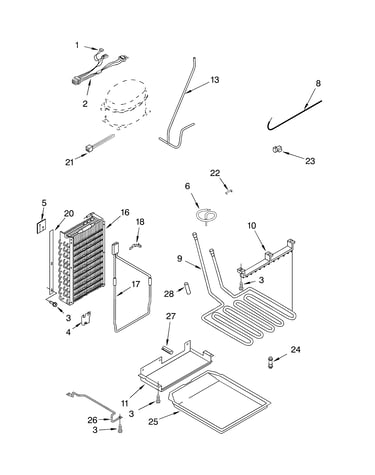 Lower unit and tube