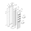 KitchenAid KSSS42FKB01 freezer door diagram
