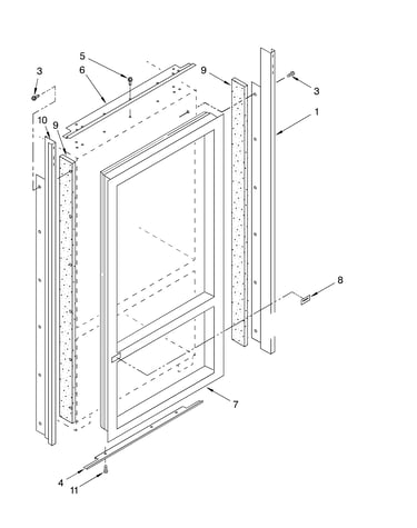 Cabinet and breaker trim