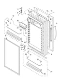 Refrigerator door