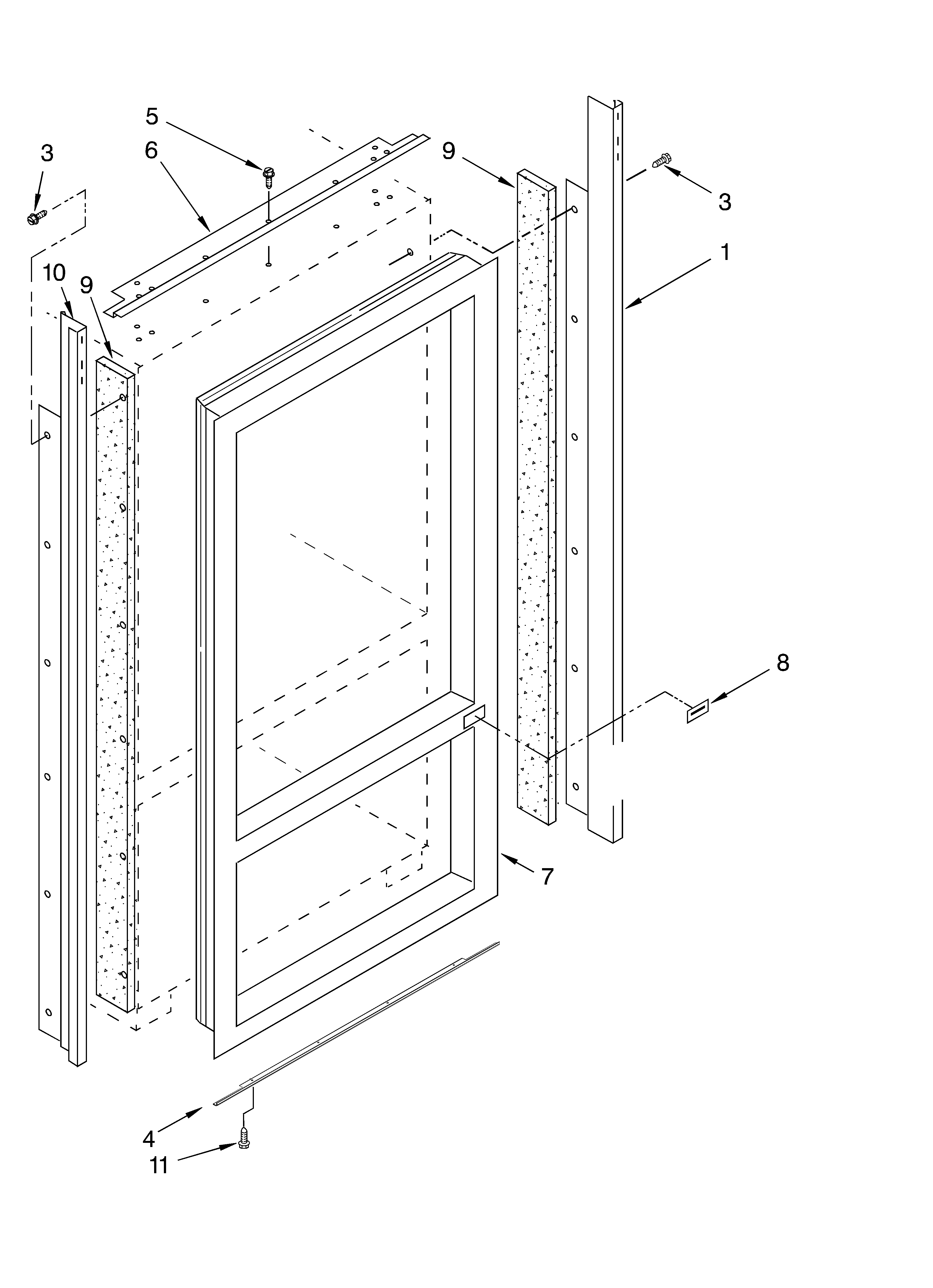 Cabinet and breaker trim