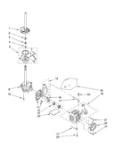 Brake, clutch, gearcase, motor and pump