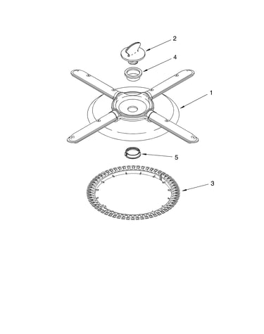 Lower washarm and strainer