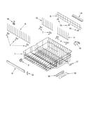 Upper rack and track