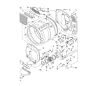 Whirlpool LGQ8611LW0 bulkhead diagram