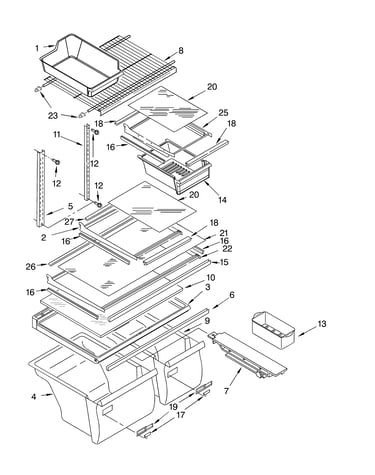 Shelf/optional