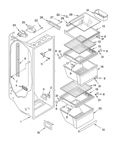 Refrigerator liner