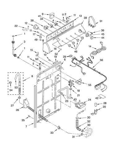 Controls and rear panel