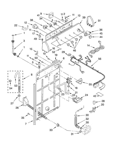 Controls and rear panel