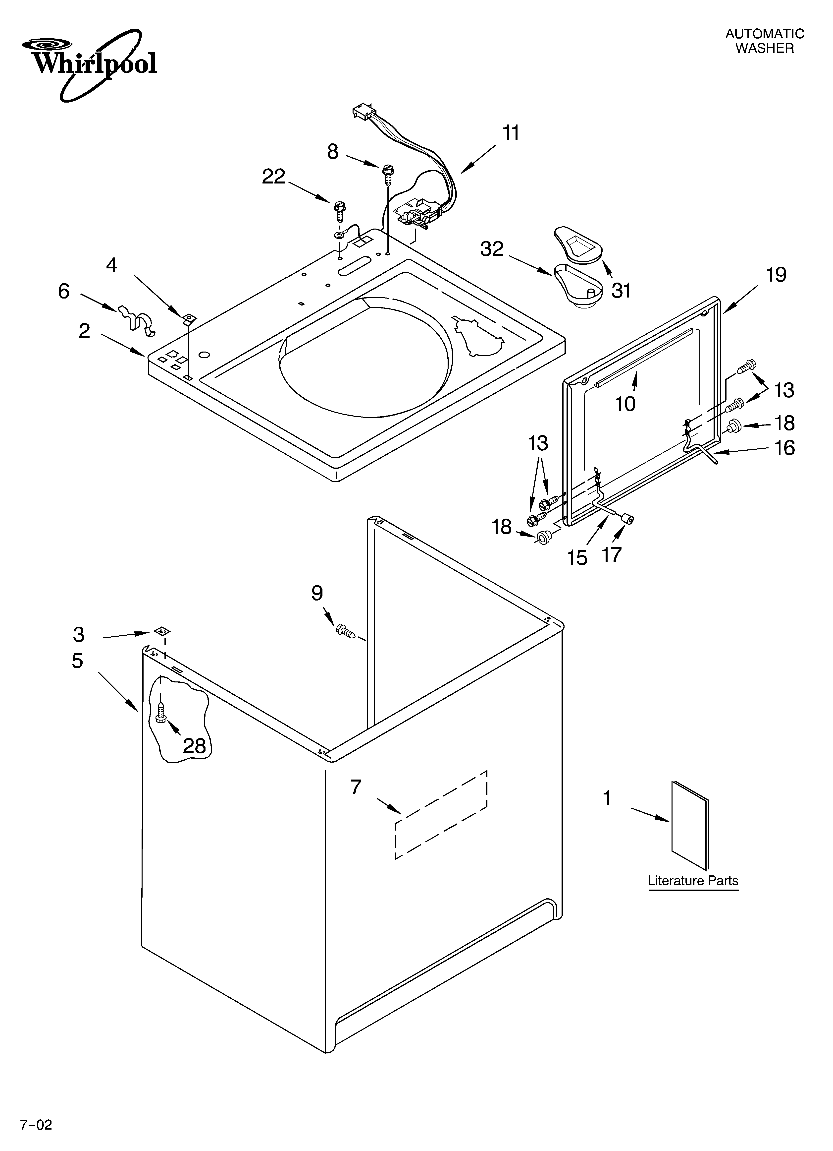 TOP AND CABINET/LITERATURE