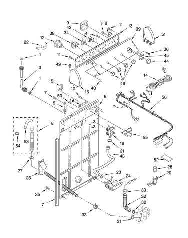 Controls and rear panel