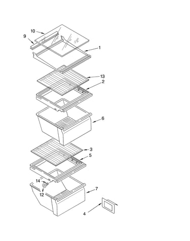 Refrigerator shelf