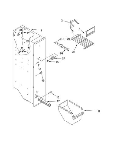 Freezer liner