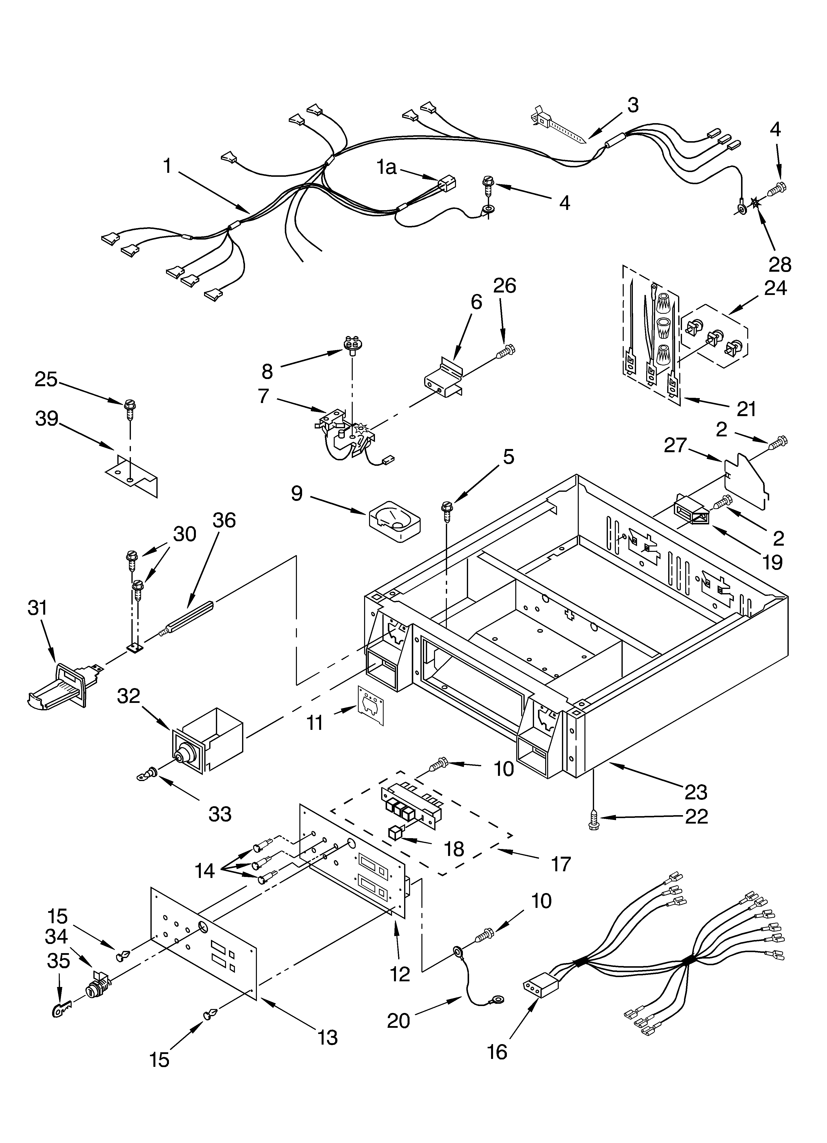 Control panel and separator