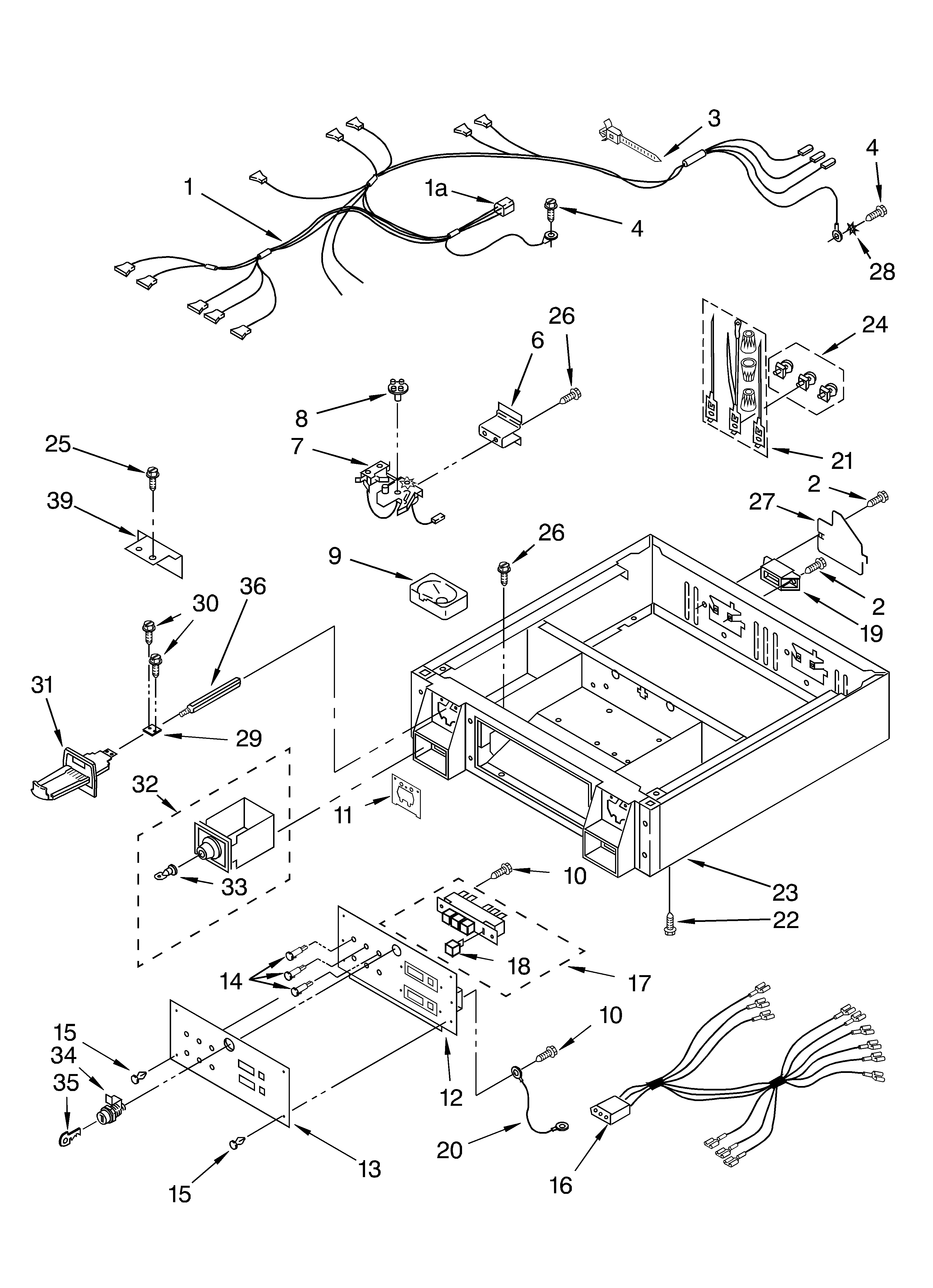 Control panel and separator