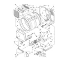 Whirlpool CSP2760KQ1 upper and lower bulkhead diagram