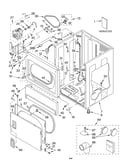 Lower cabinet and front panel/literature