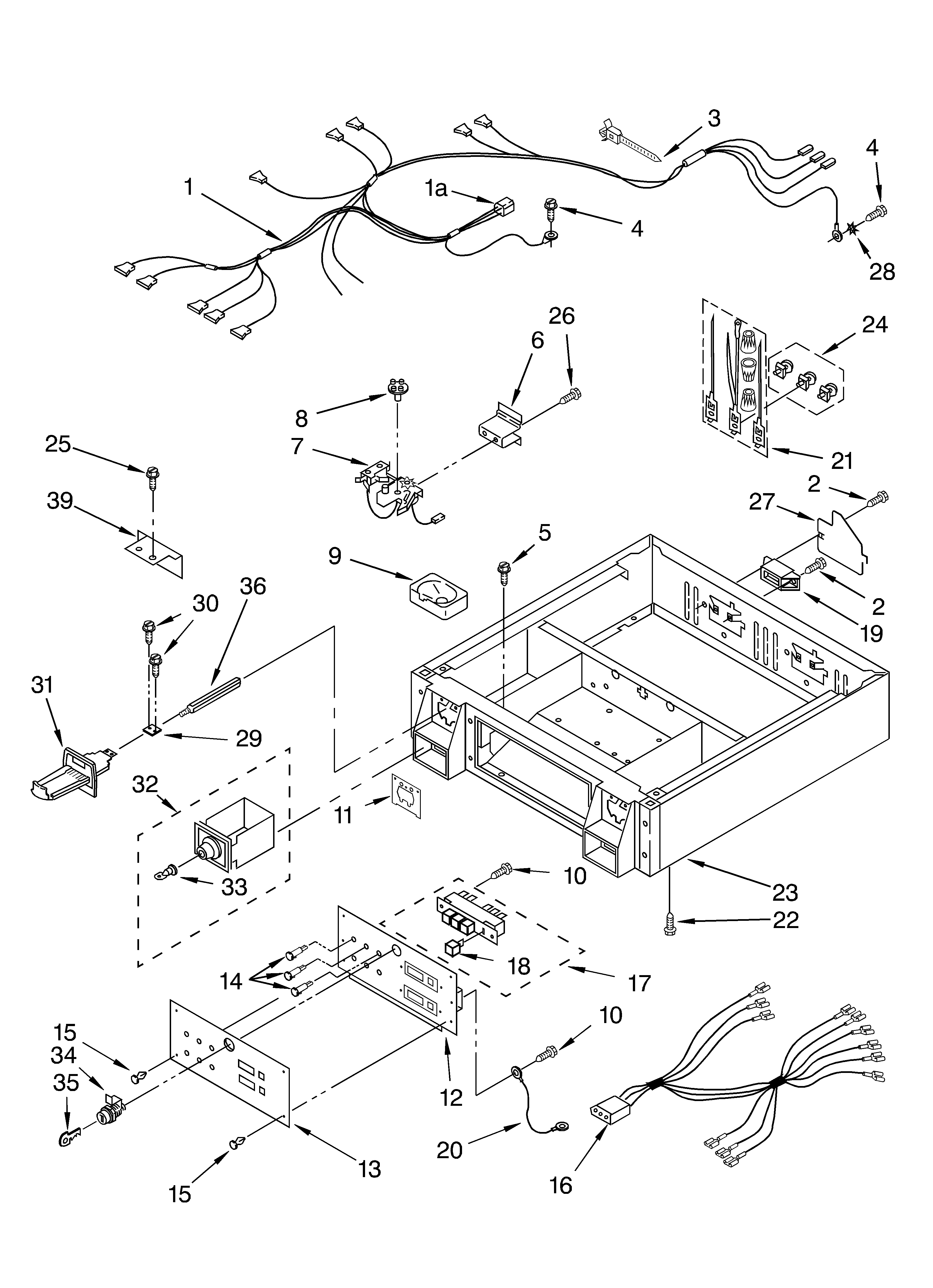 Control panel and separator